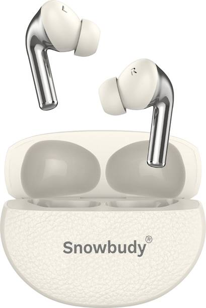 snowbudy Nord 3Pro True Wireless Earbuds with Dual Mic & AI Crystal Clear Call-9 Bluetooth Gaming