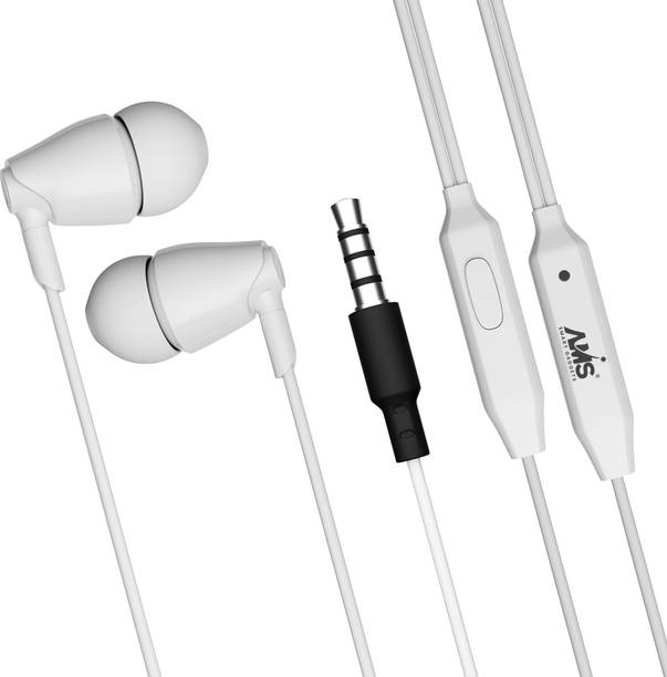 AMS ECO-03 in-Ear Wired Earphone with Mic,Powerfull Bass HD Sound Mobile,3.5mm Jack Wired