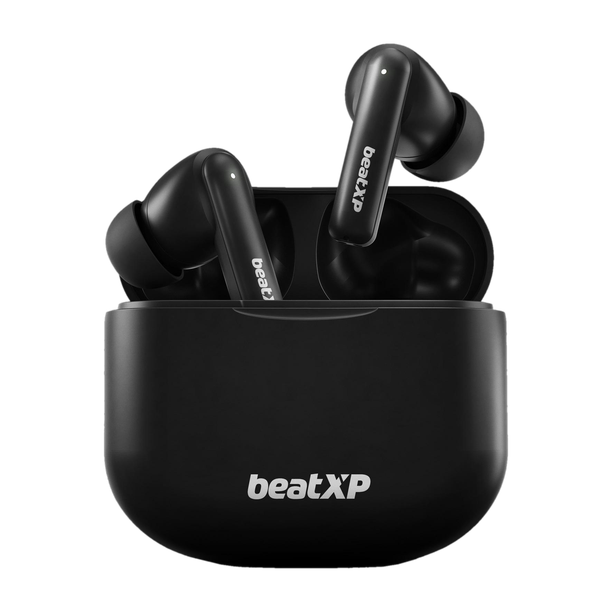 beatXP Vibe XPods with 60H Playtime, Quad Mic ENC, Gaming Mode, BT 5.3 Wireless Earbuds Bluetooth Gaming