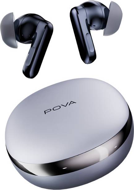 POVA AI Buds Pro India's 1st AI Buds with Meeting Summaries, 48dB ANC Bluetooth