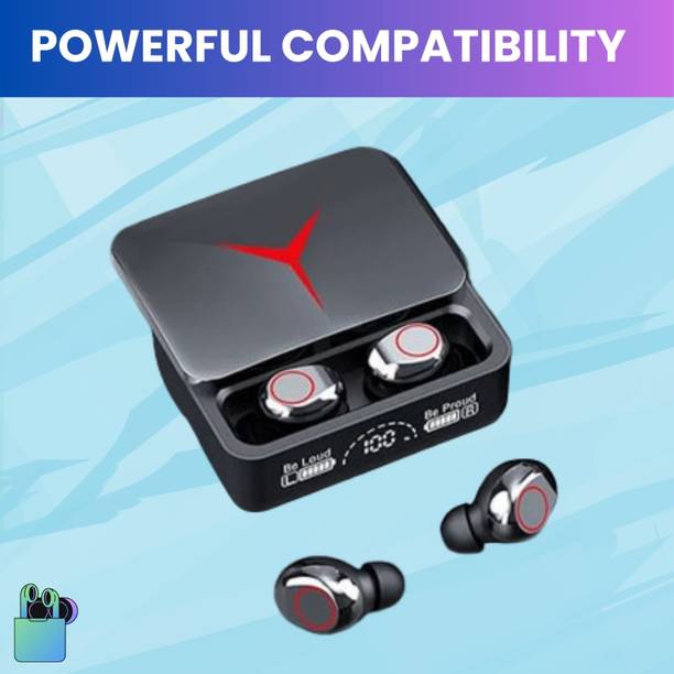 FRONY M90 Wireless Earbuds Slide Design With LED Display, HD Quality Sound & VoiceA187 Bluetooth