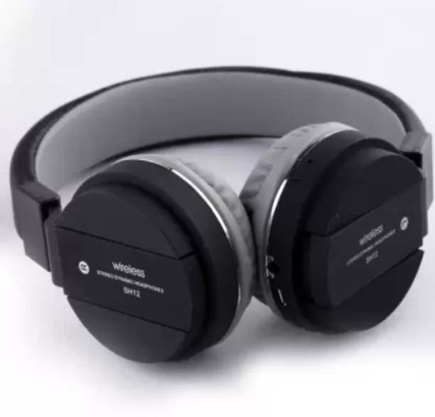 YAROH E27_SH-12 Wireless Bluetooth Over the Ear Headphone with Mic Bluetooth