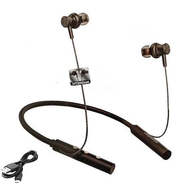 RECTITUDE Good Quality Active Noise Cancelling Neckband Wireless 5.0 Bluetooth