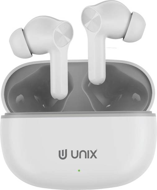 Unix Dura TWS Earbuds, 52H Playback, BT 5.4, ENC, 10mm Driver, Dual Mic Bluetooth without Mic