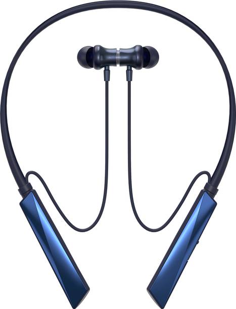 RED WIRED Bluetooth Headphone - 120Hours Playtime Wireless Neckband headphones Earphone-10 Bluetooth Gaming