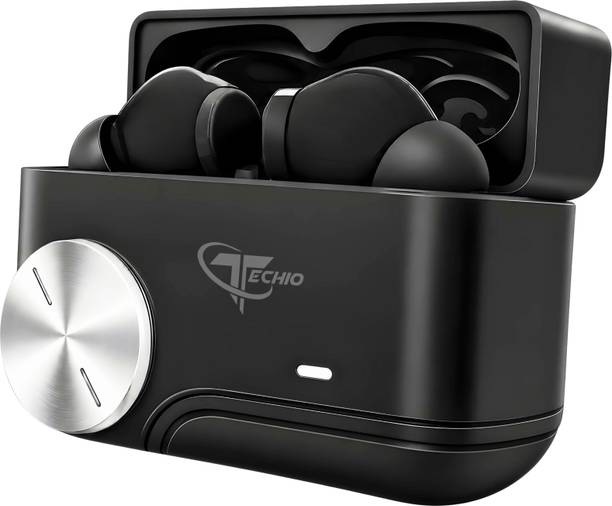 TECHIO Buds Pro 2 Wireless Earbud with Dual Mic ENC for Clear Calls, 60H Playback Bluetooth
