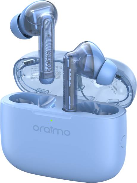 ORAIMO FreePods Lite Earbuds with 40Hr Playtime,Custom EQ modes App,ENC Mic,IPX4,BT 5.3 Bluetooth Headset