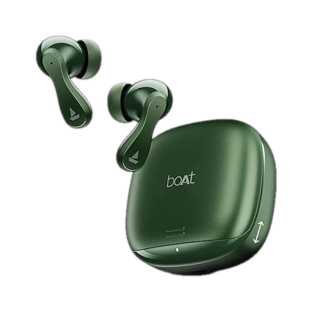 boAt Airdopes 313, Glide Shell, ENx Tech, 75H Battery, Stream Ad Free Music via App Bluetooth