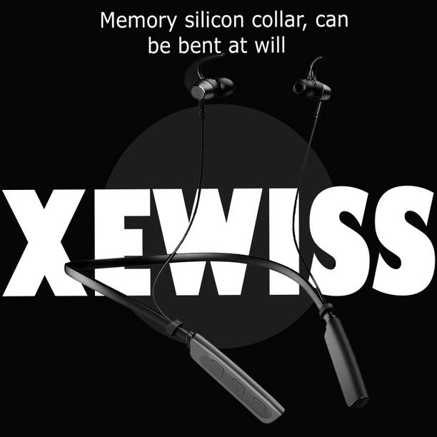 XEWISS Running Sports Headphones, Night Neckband in-Ear Stereo Workout Earphones Bluetooth