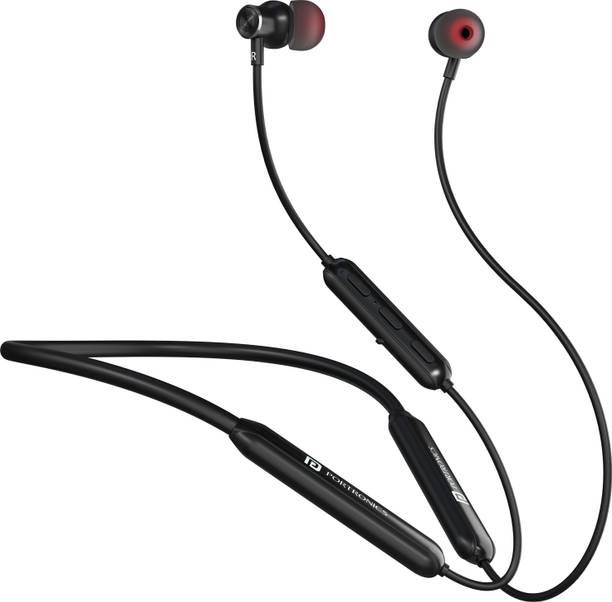 Portronics Harmonics Y2 in ear Bluetooth Neckband,70Hrs Playtime,InLine HD Mic,Dual Pairing Bluetooth