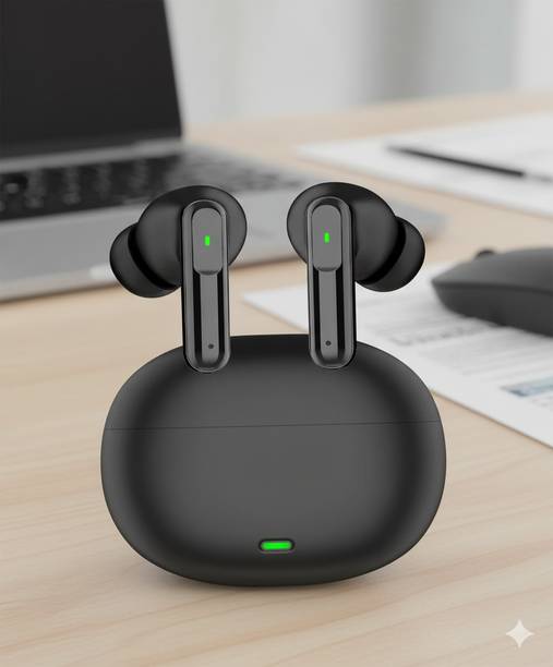 WEROX TWS BLUETOOTH HEADSET WIRELESS TWINS WITH GOOD BACKUP AND GOOD SOUND QUALITY Bluetooth Gaming