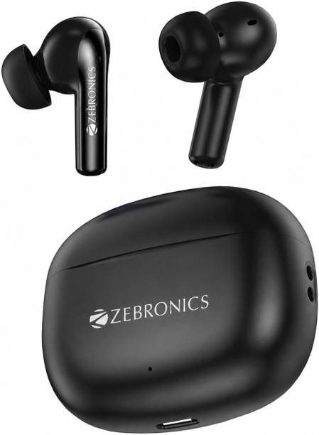 ZEBRONICS B11 Pods Bluetooth Truly Wireless Earbuds-Touch Control,Type-C Fast Charging Bluetooth