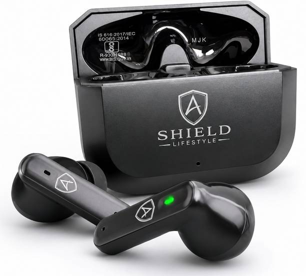 Shield Lifestyle Active Noice Cancellation In-Ear Buds With ENC, 5.6 Bluetooth 40 Hours Playtime Bluetooth