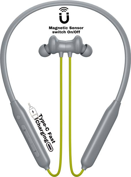 GEMFLY Z2 - Magnetic Power OFF/ON 48Hr Playtime Headphone Neckband Q41 Bluetooth
