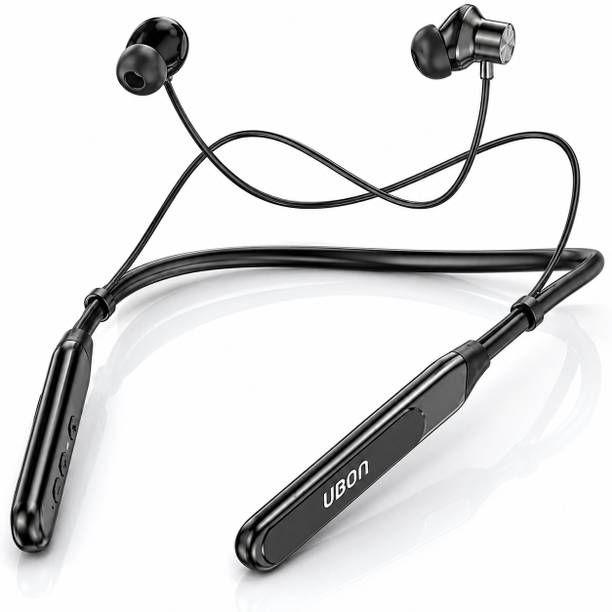 Ubon Bluetooth Neckband CL-845 with ENC 45Hrs of playtime Bluetooth