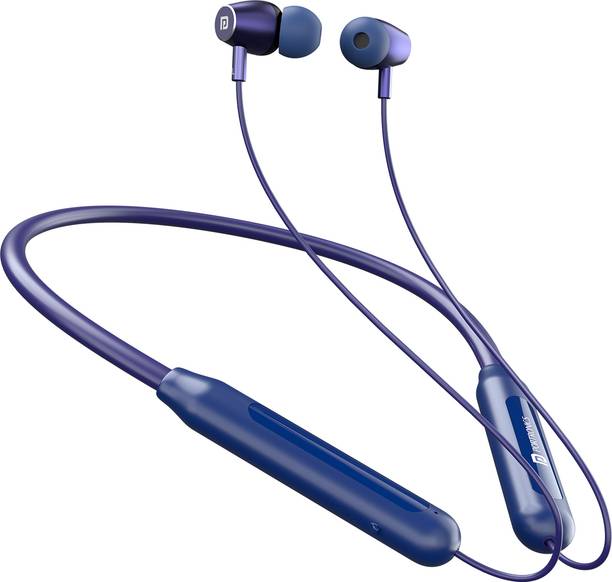 Portronics Harmonics Z3 Wireless Stereo Neckband with 30Hrs Playtime Bluetooth Headset