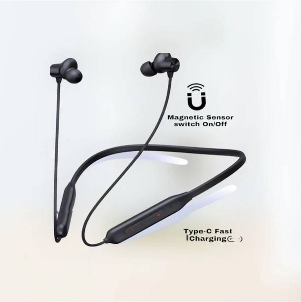Ozo Plus Wireless Bullets Z2 ENC DEEP BASS PREMIUM QUALITY NECKBAND BLUETOOTH HEADPHONES Bluetooth