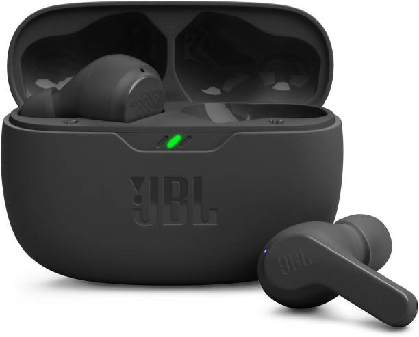 JBL Wave Beam TWS, 32Hr Playtime, IP54, Smart Ambient & TalkThru Mode, App Bluetooth Headset