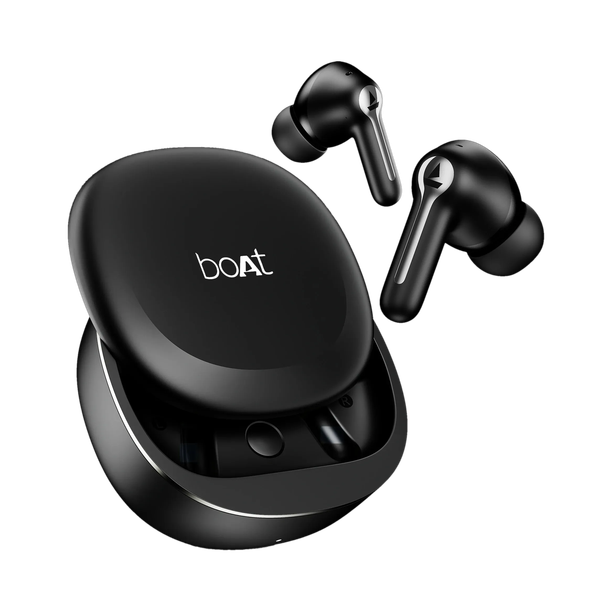 boAt Airdopes Prime 511, Volume Swipe Controls, 50H Battery, 4Mics ENx, App Support Bluetooth