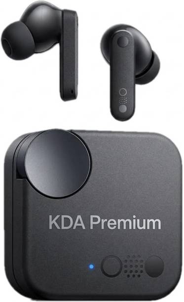 KDA Premium Buds 2a, 42 dB ANC, 12.4mm Driver, Dirac-tuned, Ultra Bass Bluetooth Headset Bluetooth