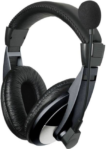 एस्ट्रम Wired Headset And Mic - HS120 वायर्ड हेडसेट