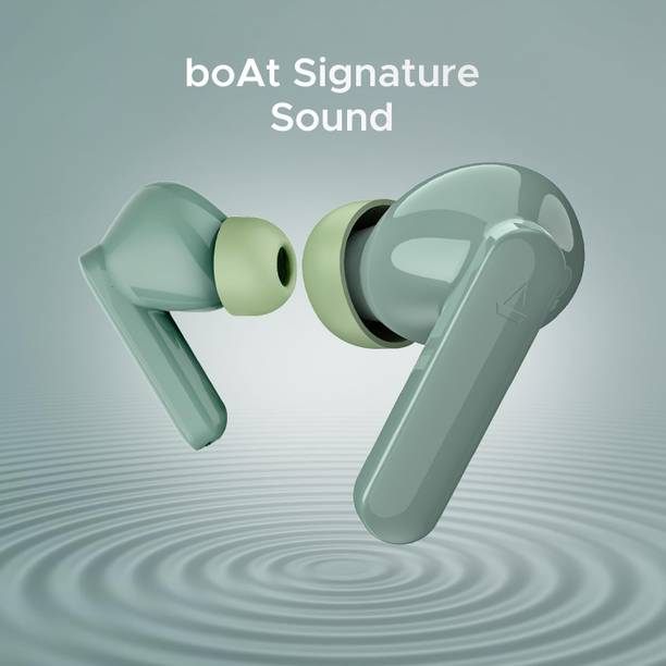 boAt Airdopes Ultra Plus Bluetooth Headset  (Olive Slate, True Wireless)