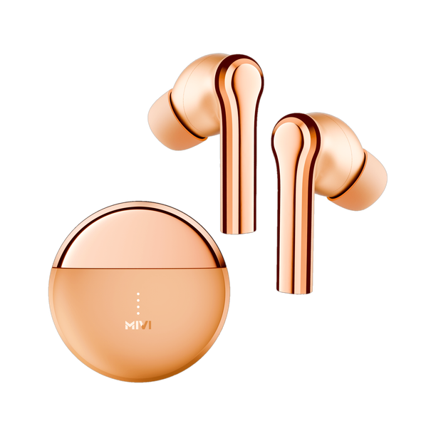 Mivi DuoPods i5 TWS,Metallic Finish,13mm Bass,50H Playtime,BT v5.3 Earbuds and more Bluetooth