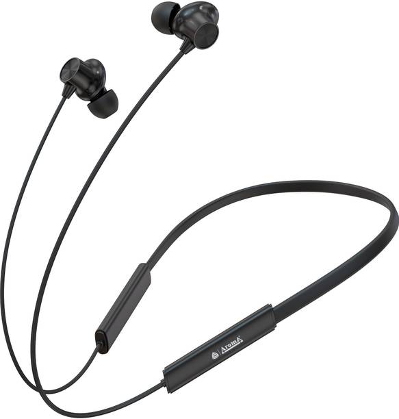 Aroma NB121A Buds Wireless 3 Upto 60H Playtime*, ENC, Magnetic On/Off Neckband Bluetooth