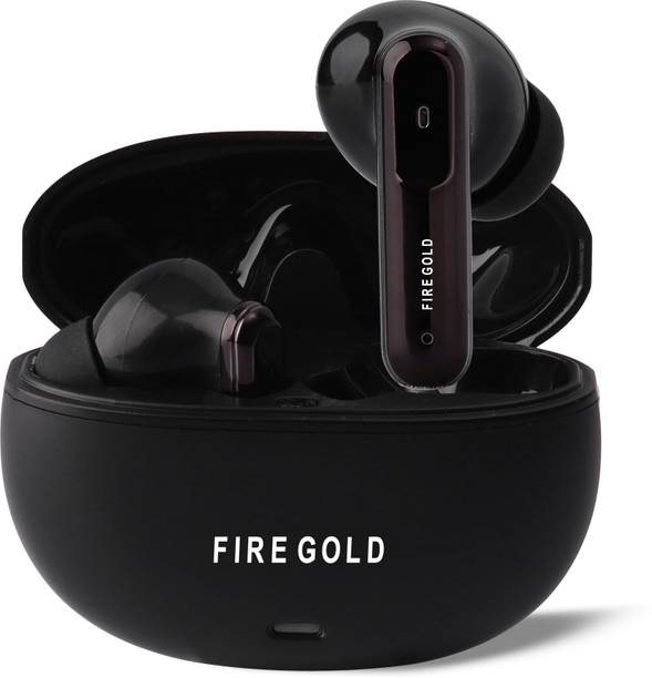 FIREGOLD New 151 Eardops Hd Sound Quality & 48hr Playtime With Dual Pairing 4 Mic Bluetooth