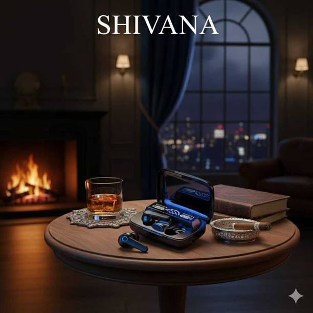Shivana M19 Wireless Earbuds TWS 5.1 Large Screen Dual LED B21 Bluetooth