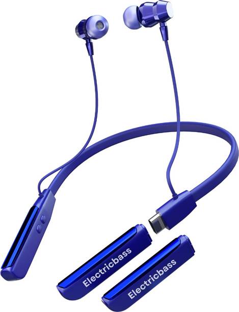 electricbass CL-35 Wireless Neckband | Extra Detachable Battery Magnetic ON/OFF Function Bluetooth