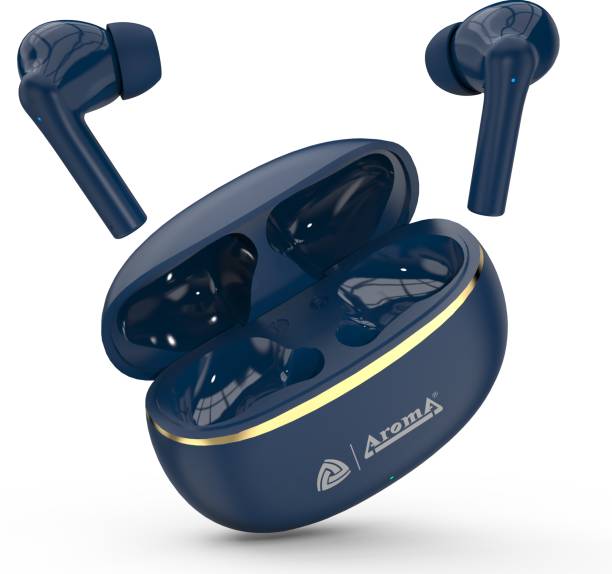 Aroma NB140 Jaguar 50 Hours* Playtime|Deep Bass|Fast Charging Earbuds Bluetooth Headset