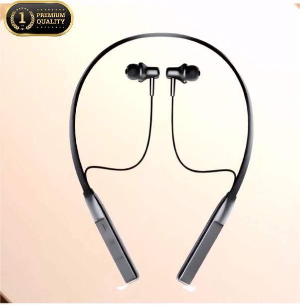 house of common Magnetic Earbud Wireless Neckband, Tuned for Deep Bass Audio_NW Bluetooth & Wired
