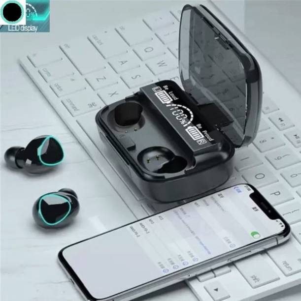 Bashaam HA1322 M10_ PRO Earbuds Upto 48 HoursBluetooth 5.441 Earbuds (PACK OF 1) Bluetooth Headset