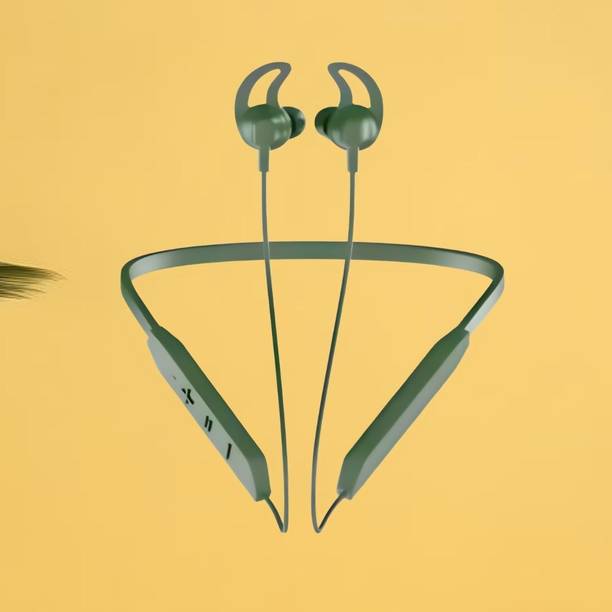 GUGGU Bluetooth Headset Neckband with mic BT-Max 30H Playtime & Calling VibrationP417 Bluetooth