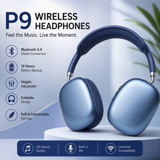 Neeloj P9-blue Bluetooth & Wired