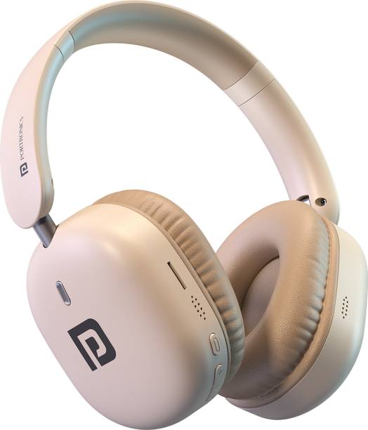Portronics Muffs M6 Over Ear Wireless Bluetooth Headphone, 40 Hours Playtime, HD Mic Bluetooth & Wired