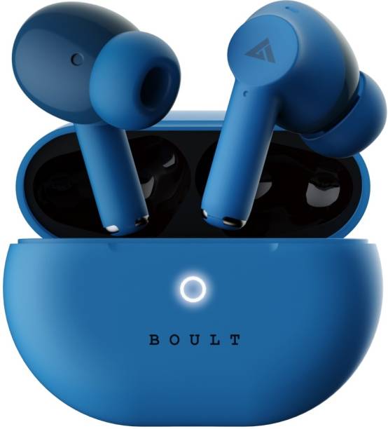 Boult W40 with Quad Mic ENC, 48H Battery Life, Low Latency Gaming, Made in India, 5.3v Bluetooth Headset