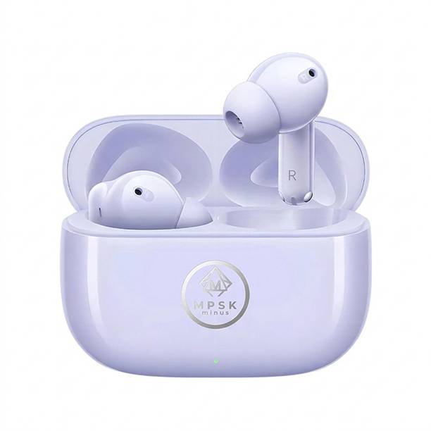 MMPSKminus BT-310 in The Ear Upto 48Hours Playtime,with AI ENC for calls&Deep Bass-14 Bluetooth Gaming
