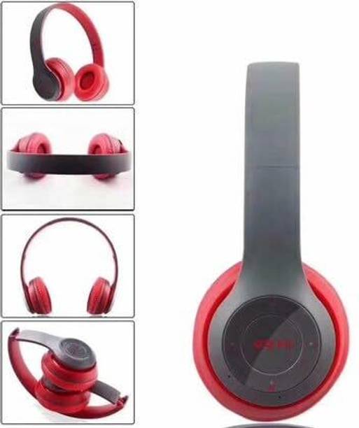 DXONE Premium Trendy Wireless Bluetooth Headset with Deep Bass Bluetooth & Wired