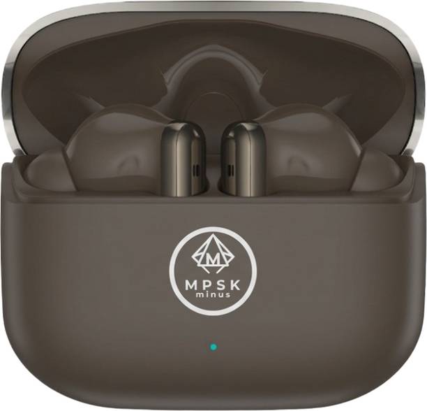 MMPSKminus BT-181 in The Ear Upto 48Hours Playtime,with AI ENC for calls&Deep Bass-1 Bluetooth Gaming