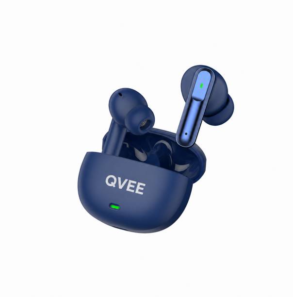 Qvee Aeropods with 50dB ANC, 360 Spatial AI Audio, Hi-Res LHDC and 48hrs Playtime-2 Bluetooth Gaming