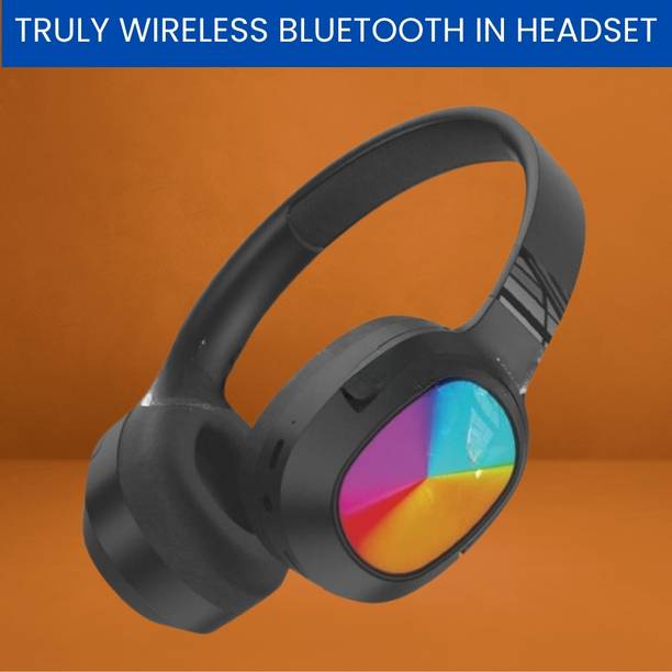 SACRO RGB Wireless Gaming Headset With Active Noise Cancellation, Foldable DesignQC135 Bluetooth