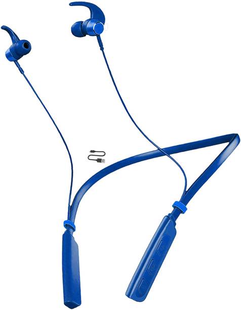 IZWI HIGH BASS 36Hr PlayTime Mic Neckband Wireless Headphones Earphones-A10 Bluetooth Gaming