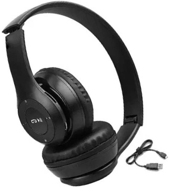 Techpunch 100% BEST SOUND QUALITY BLUETOOTH HEADPHONE FOR GAMING & MUSIC FOR ALL DEVICE. Bluetooth & Wired