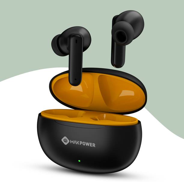 MAK POWER 40H Extended Music TWS Earbuds with Crisp Audio and Powerful Bass Bluetooth