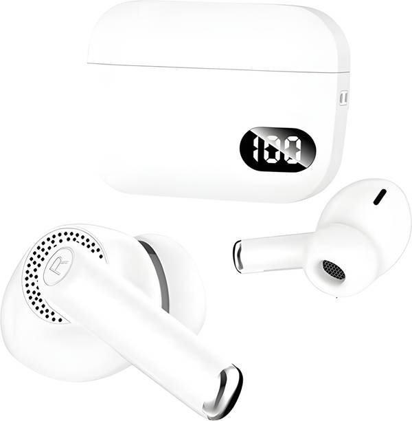 MSNR AirBuds RB-151 with 48Hrs Payback Music, with ENC & 11.2mm Drivers (White3) Bluetooth