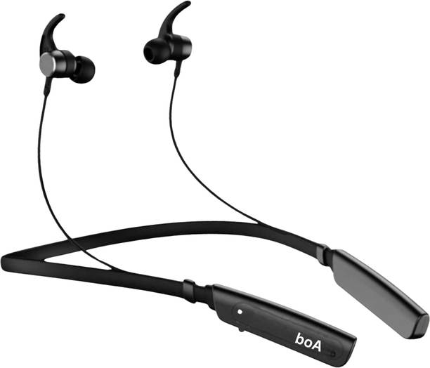 Palnek boA Neckband Earphones with Long Battery and Premium Deep Bass Sound Bluetooth