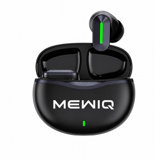 Mewiq Bluetooth Earbuds | 200Hrs Standby |40Hr Playtime | Type-C | Dynamic Drivers-6 Bluetooth