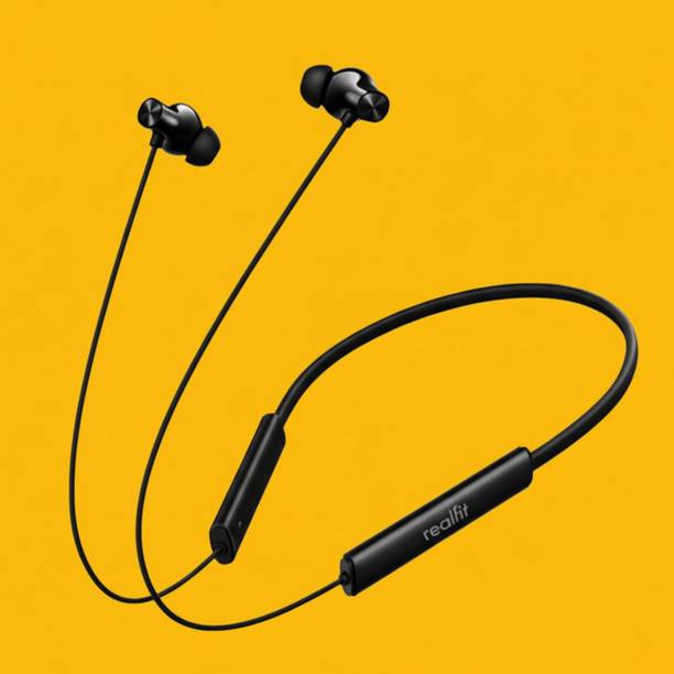 REALFIT Wireless Active 13.4mm Driver, 32 hrs Playback, Dual Device Connection Bluetooth Bluetooth